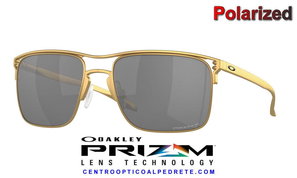 Gafas de sol Oakley Holbrook Ti (OO6048) fabricadas en resistente y ligero titanio, graduables con lente Original Oakley