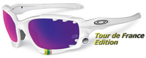 Oakley RACING JACKET Tour de Francia 2014 POLISHED WHITE / + RED IRIDIUM VENTED (OO9171-26)