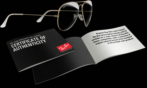 Ray-Ban Graduado certificado