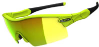 Oakley Radar XL Blades Straight Stem Retina Burn / Fire Iridium (09-741)