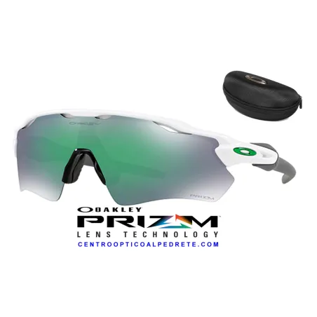 Radar EV Path Polished White / Prizm Jade (OO9208-71)