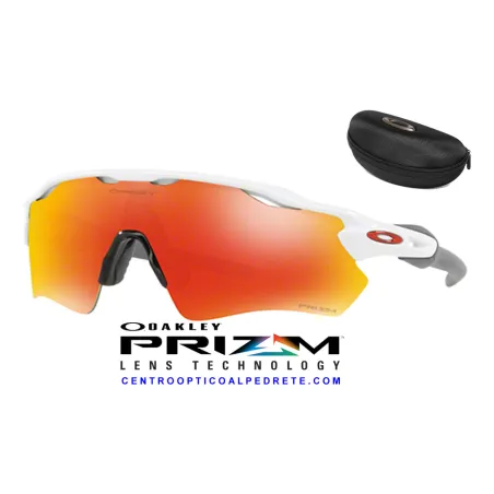 Radar EV Path Polished White / Prizm Ruby (OO9208-72)