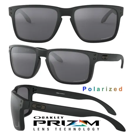 Holbrook XL Matte Black / Prizm Black Polarized (OO9417-05)
