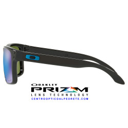 Holbrook Polished Black / Prizm Sapphire (OO9102-F5)