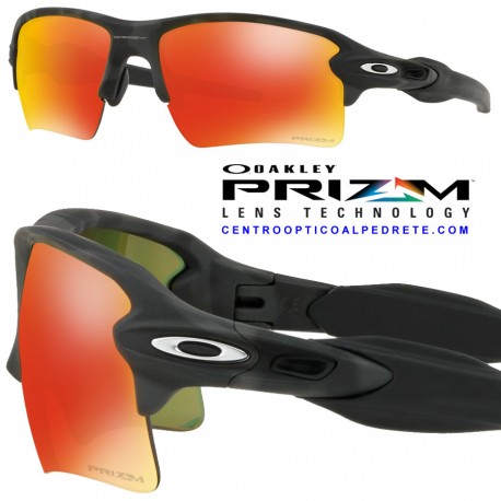 Flak 2.0 XL Black Camo / Prizm Ruby (OO9188-86)