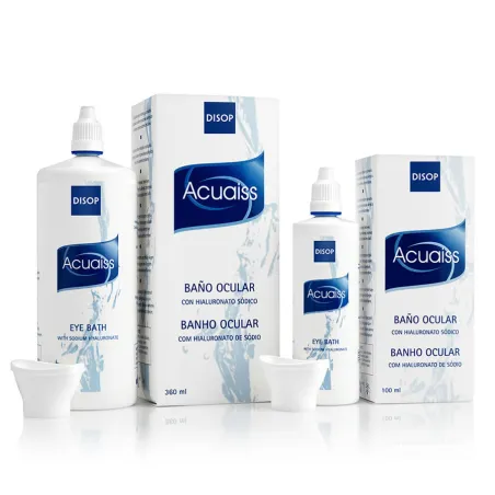 Acuaiss Baño Ocular, higiene en los procesos alergicos Presentaciones posibles