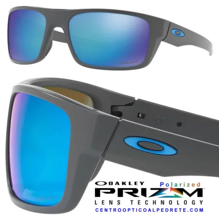 Drop Point Matte Dark Grey / Prizm Sapphire Polarized (OO9367-06)