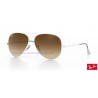 Lentes de repuesto Ray-Ban Aviator Large Metal / Lente Brown Gradient (RB3025-001/51)