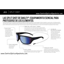 Split Shot Matte Black / Prizm Deep Water Polarized OO9416-06