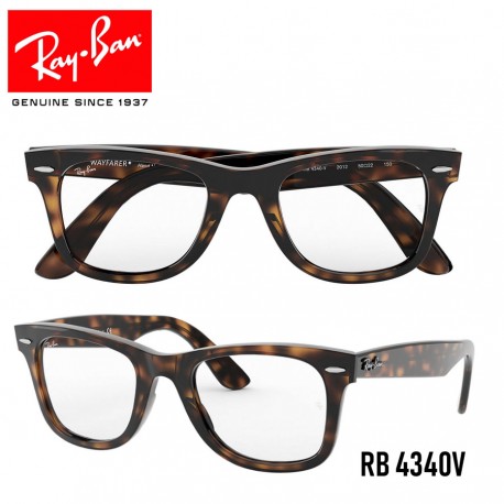 Gafas para graduado Ray-Ban Wayfarer Ease - Havana