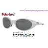 EyeJacket Redux Silver / Prizm Black Polarized (OO9438-05)