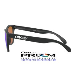 Frogskins Matte Black / Prizm Violet (OO9013-H6)