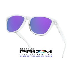 Frogskins Polished Clear / Prizm Violet (OO9013-H7)