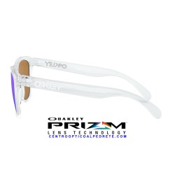 Frogskins Polished Clear / Prizm Violet (OO9013-H7)
