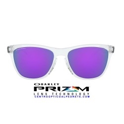 Frogskins Polished Clear / Prizm Violet (OO9013-H7)