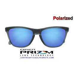 Frogskins Matte Grey Smoke / Prizm Sapphire Polarized (OO9013-F6)