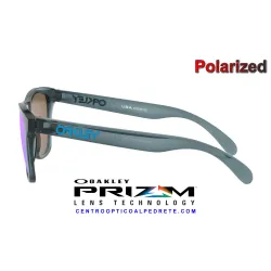 Frogskins Matte Grey Smoke / Prizm Sapphire Polarized (OO9013-F6)