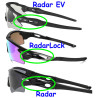 Radar EV Path Lente Clear Vented (101-353-007)