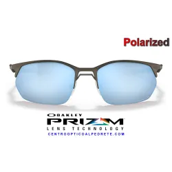Wire Tap 2.0 Satin Lead / Prizm Deep Water Polarized (OO4145-06)