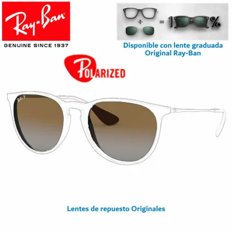 Replacement Lenses Ray-Ban Erika RB-4171 / Lente Purple Polar (RB4171/601/5Q-54)