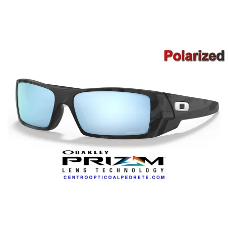 Gascan Matte Black Camo / Prizm Deep Water Polarized (OO9014-81)