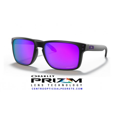 Holbrook XL Matte Black / Prizm Violet (OO9417-20)