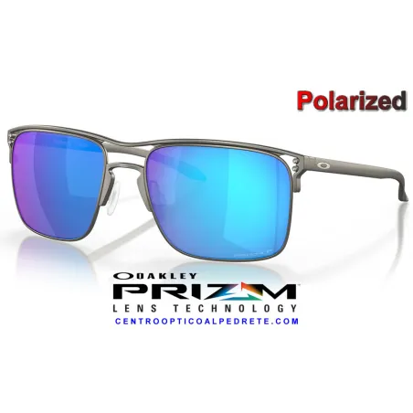 Holbrook Ti Matte GunMetal / Prizm Sapphire Polarized (OO6048-04)