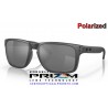 Holbrook XL Steel/ Prizm Black Polarized (OO9417-30)