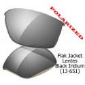 Flak Jacket Lentes Black Iridium Polarized (13-651)