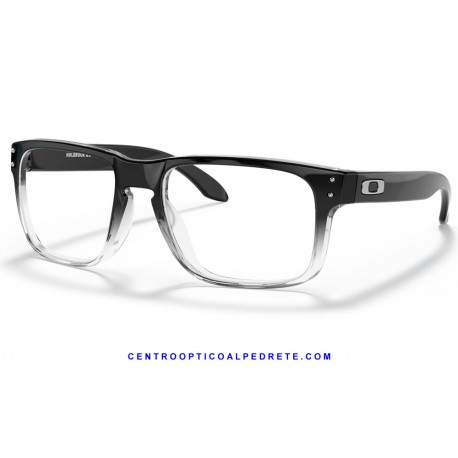 Holbrook Rx Polished Black Clear Fade (OX8156-06)