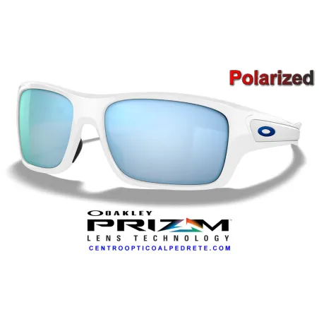Turbine Custom Polished White / Prizm Deep Polarized (OO9263-9848)