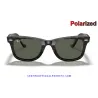 Ray-Ban WayFarer Classic Black / Crystal Green Polarized (RB2140-901/58)