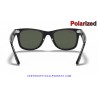 Ray-Ban WayFarer Classic Black / Crystal Green Polarized (RB2140-901/58)