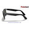 Ray-Ban WayFarer Classic Black / Crystal Green Polarized (RB2140-901/58)