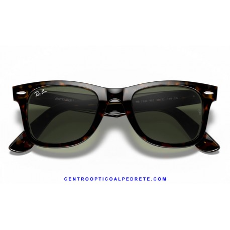 Ray-Ban WayFarer Classic Carey / Crystal Green (RB2140-902)