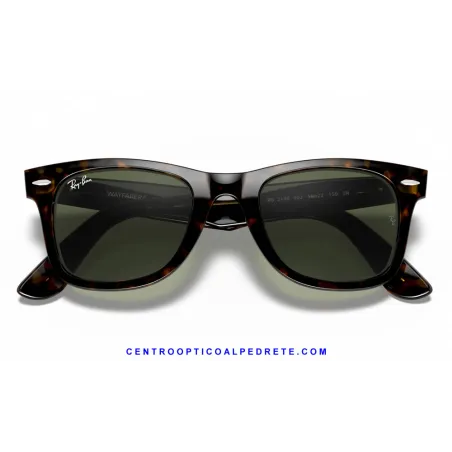 Ray-Ban WayFarer Classic Carey / Crystal Green (RB2140-902)