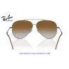 Ray-Ban Aviator Reverse GunMetal / Brown Gradient (RBR0101S-004/CB)