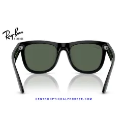 Ray-Ban WayFarer Reverse Black / Green (RBR0502S-6677VR)