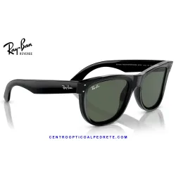 Ray-Ban WayFarer Reverse Black / Green (RBR0502S-6677VR)