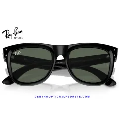 Ray-Ban WayFarer Reverse Black / Green (RBR0502S-6677VR)