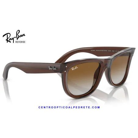 Ray-Ban WayFarer Reverse Transparent Brown / Brown Gradient (RBR0502S-6709CB)