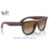 Ray-Ban WayFarer Reverse Transparent Brown / Brown Gradient (RBR0502S-6709CB)