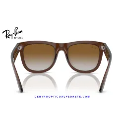 Ray-Ban WayFarer Reverse Transparent Brown / Brown Gradient (RBR0502S-6709CB)