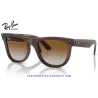 Ray-Ban WayFarer Reverse Transparent Brown / Brown Gradient (RBR0502S-6709CB)