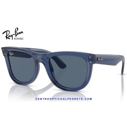 Ray-Ban WayFarer Reverse Transparent Navy Blue / Blue (RBR0502S-67083A)