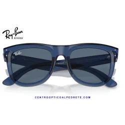 Ray-Ban WayFarer Reverse Transparent Navy Blue / Blue (RBR0502S-67083A)