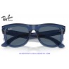 Ray-Ban WayFarer Reverse Transparent Navy Blue / Blue (RBR0502S-67083A)