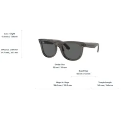 Ray-Ban WayFarer Reverse Transparent Brown / Brown Gradient (RBR0502S-6709CB)