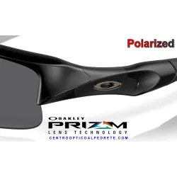 Flak Jacket XLJ Matte Black / Grey Polarized (OO9009/11-435)