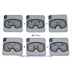 Universal Optical Clip Snow Masks (BG001001-P)
